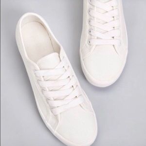 white sneakers